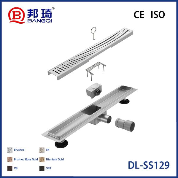 DL-SS129 Drainage de plancher en acier inoxydable européen