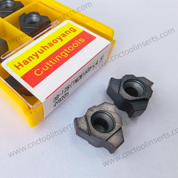 CNC Grooving Insert with PVD Coating TNCW1606-L4.0 HYB205, Suitable For Difficult-to-machine Materials Except High-temperature Alloys.