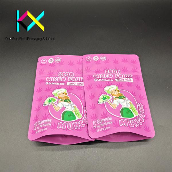 Moisture Resistant Flexo Printed Pouches Child Proof Recyclable