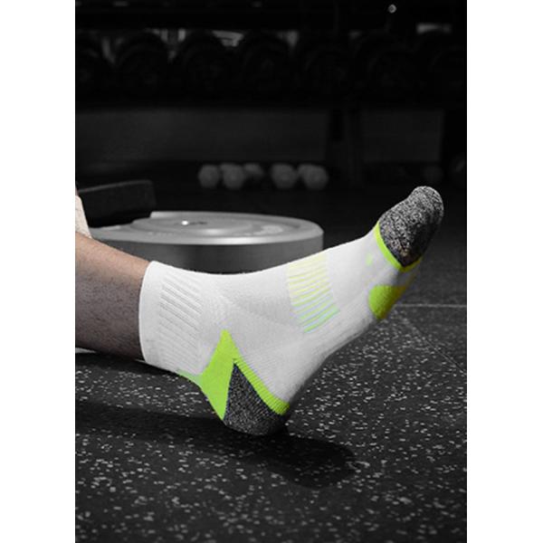 Cotton Breathable Sporty Running Socks Sweat Absorbent Athletic Ankle Socks