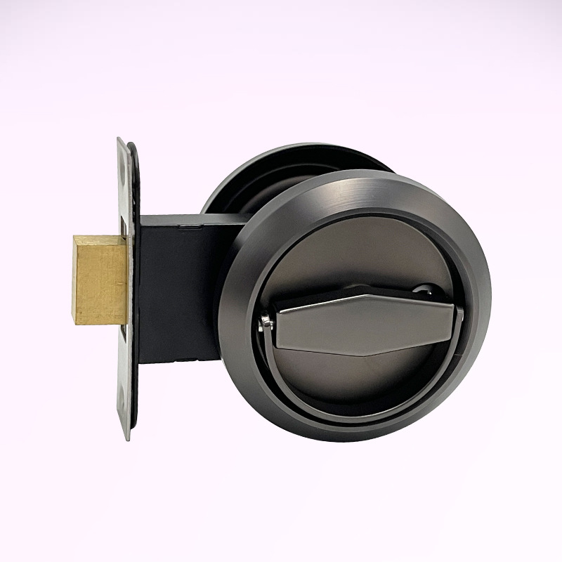 Stainless Steel Invisible Hidden Door Lock Modern Design Universal Bedroom Doors Wall-Mounted Sliding Door Closure Doors