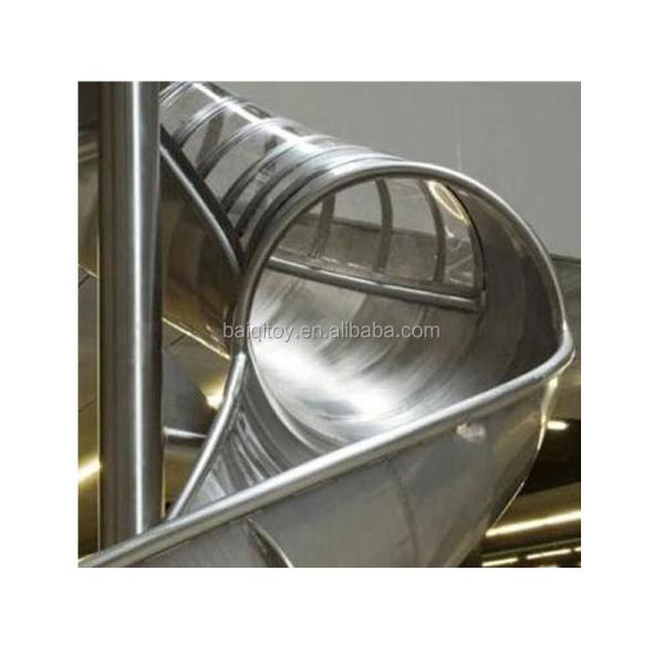 Custom Stainless Steel Outdoor Slippery Slide on the Playground Equipment