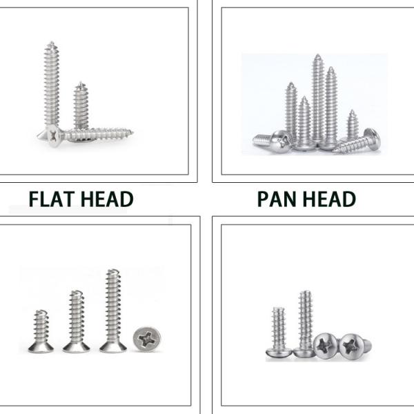 Flat Head Phillips Self-Tapping Screws M2.6 ISO 100mm 60mm 30mm 10mm Stainless Steel Various Sizes