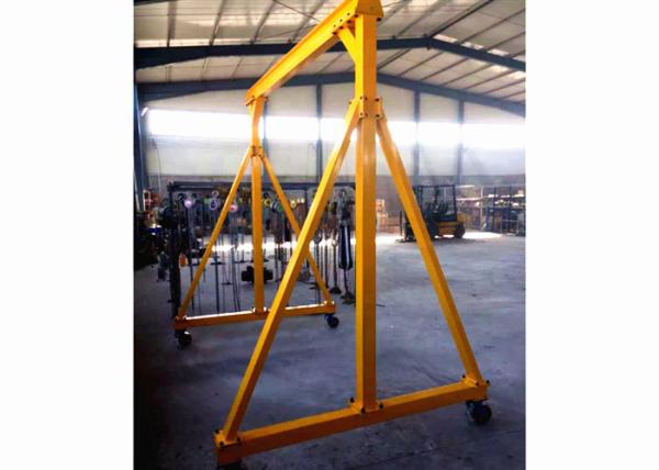 45m/Min Euro Type Hoist Mini 1 Ton Gantry Crane Single Girder