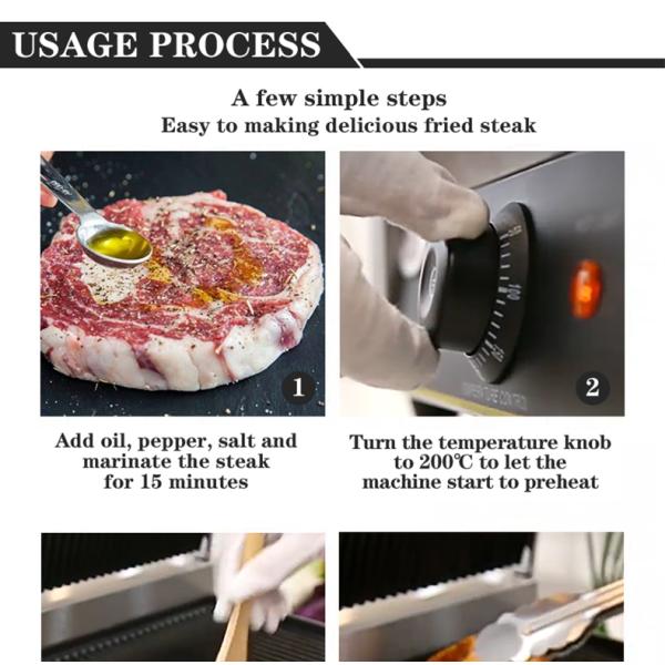 Upgrade Your Cooking Experience with this Stainless Steel Electric Contact Grill