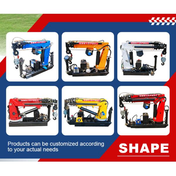 China Manufacturer Hydraulic Mobile Small Mini Knuckle Folding Boom Lorry Truck Mounted 2 Ton Crane