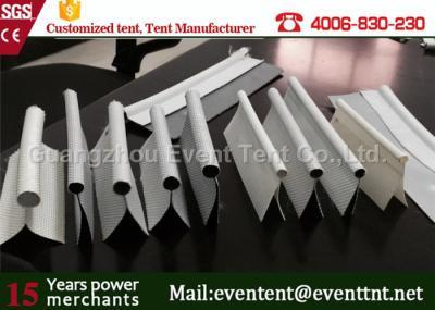 550gsm PVC fabric 35mm double flap keder tent accessories for tent
