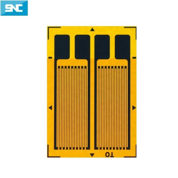 Jauge de contrainte BF350-3FB pour contraintes de flexion, faible dispersion et haute sensibilité, conception à grille double parallèle