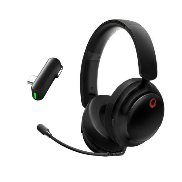 PS4 PS5 PC Wireless Gaming Headset With 40mm Driver RGB Active Noise Cancellation