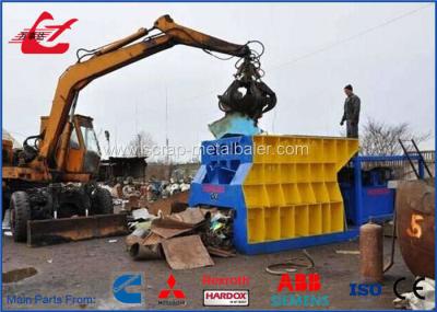 Tipo sucata do recipiente que recicla a máquina, máquina do cortador da sucata para a sucata de aço HMS 1&2 do metal