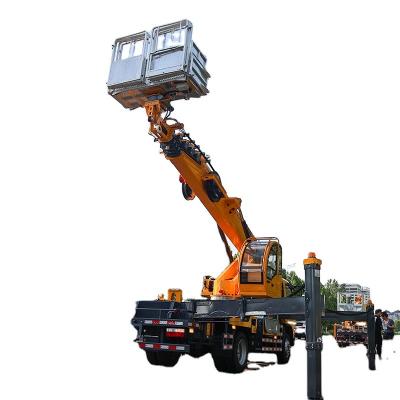 A plataforma de trabalho aérea do caminhão de elevador de 32 M Aerial para o caminhão da venda montou