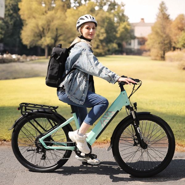 48V 27.5 Inch Fat Tire Electric Bike for City Commuting & Off-Road with Long Range