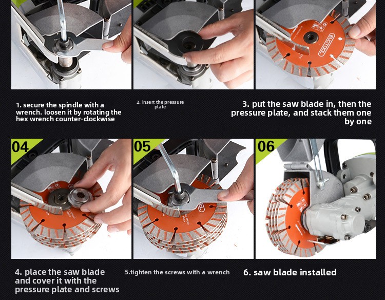 Slotting Machine 220V Dustless Wall Slotting Machine Automatic Concrete Cutting Machine for Electrical Installation