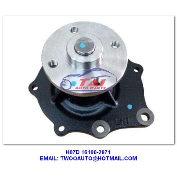 H07d 16100-2971car Power Steering Pump , Hino H07d Diesel Engine Parts Water Pump