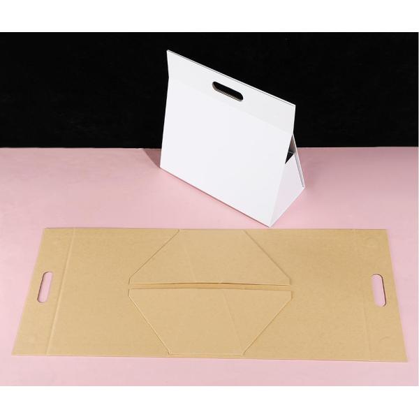 Portable One Piece Magnetic Gift Box Foldable Design with Custom Logo for Boutique Packaging
