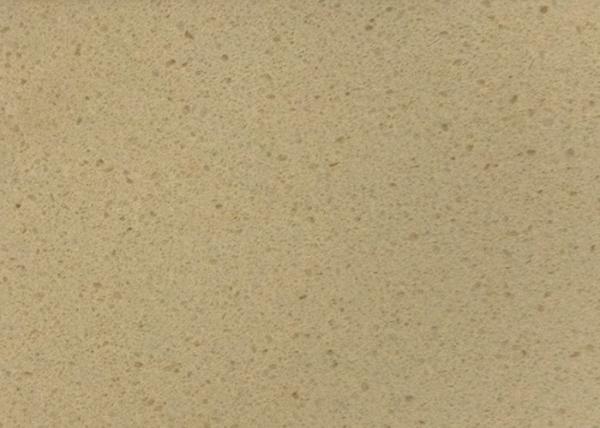 Artificial Yellow Quartz Stone Countertops With Cut To Size Pressure Resistant