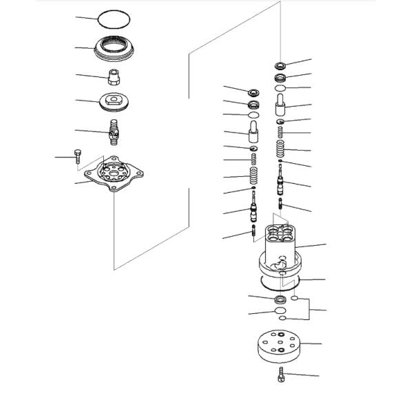 702-16-05091 702-16-53751 702-16-83002 702-16-05090 Hydraulic Control Handle Joystick for Komatsu PC-1250 1250-8 Pilot Valve with Handle