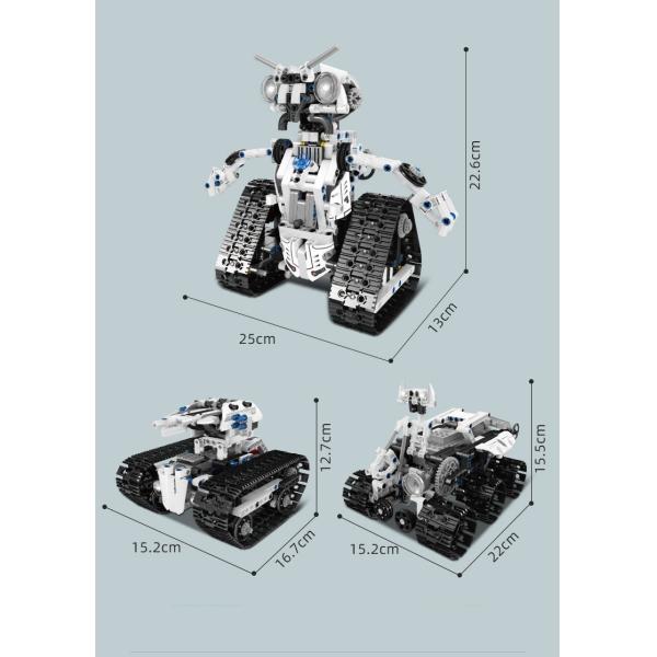 600 Parts Modern Military Models Robot 25*13*22.6cm 2.4Ghz Remote Control