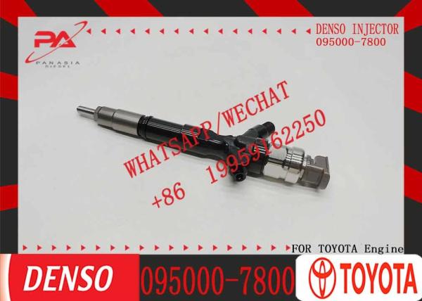 Combustível profissional Denso Common Rail 095000-7800 Para Toyota- Hiace Hilux 2kd-ftv Injetor 23670-39245
