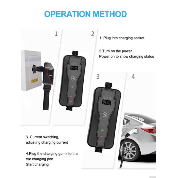 TUV Portable Car Battery Charger For Electric Cars EV Charging System