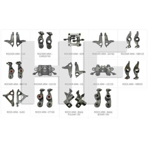 Motorbike Engine CG125 Spare Parts Rocker Arm Assy 33 * 33 * 17cm Size