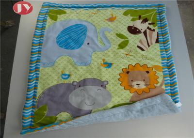 Patterns Animals Personalized Baby Blankets Ashable Velour Baby Quilt Reversible Sherpa Backing