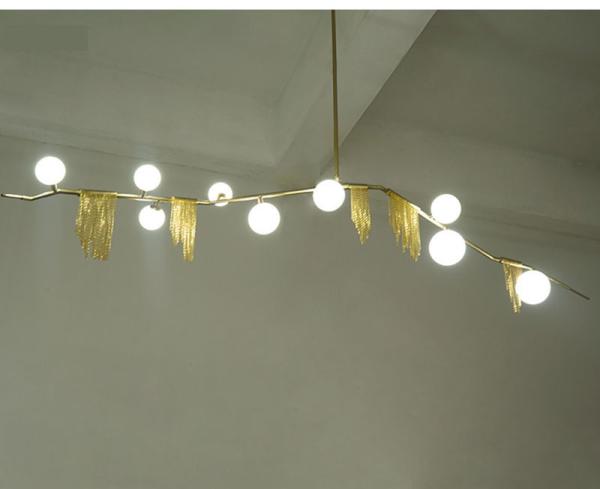 Modern Lamp Chain Suspension lamp Living room Bedroom salon lounge lights（WH-CC-27)