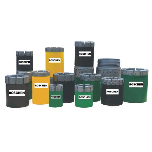 Metric Geological Core Drill Bits T2 - 76 , T2 - 86 / Diamond Impregnated Bit With High Speed drilling for hard granite