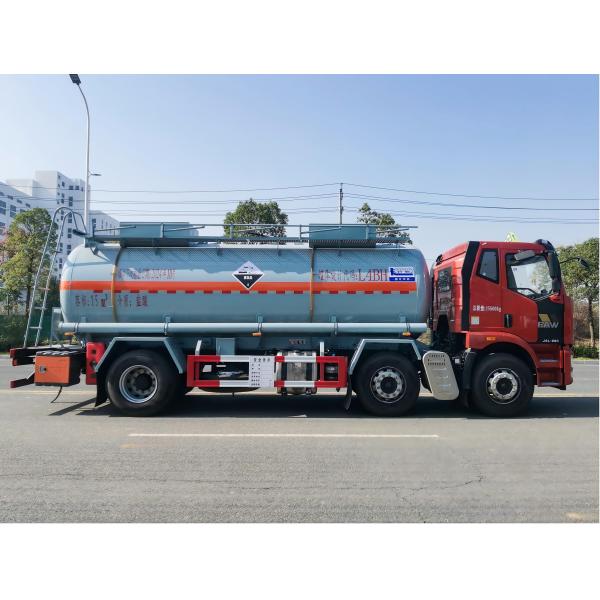 15 CBM Hydrochloric Acid Cargo Truck Corrosive Product Tanker EURO 6 Emission Standard