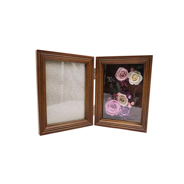 Rose Gift Box Photo Frame préservée éternelle pour la partie/festival
