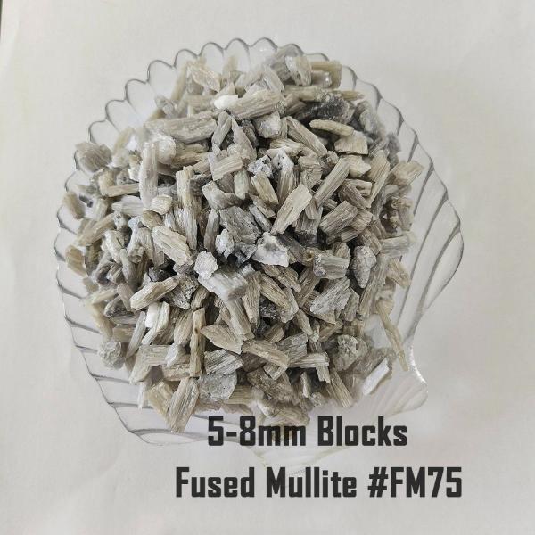 White Fused Mullite Castable For Insulation Liner And Thermal Protection In Glass Kilns