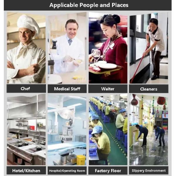 Обычные черные легкие обувь для медсестёр Нескользящие резиновые подошвы Сандалии водонепроницаемые коровая кожа Шеф-обувь