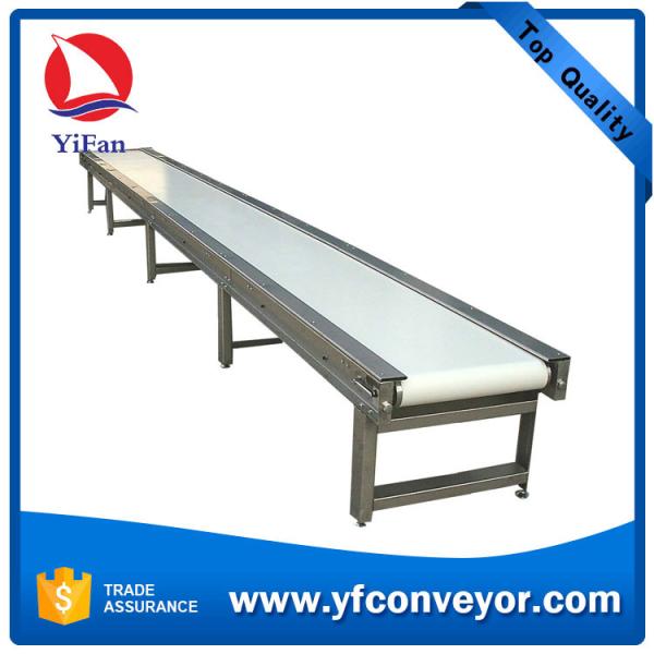 Good Quality Food Stainless Steel Aluminum Type Antistatic Flat Belt Conveyor