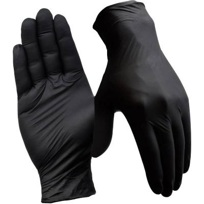 Custom Disposable Medical Nitrile Gloves Safety Protective Examination Powder Free Blue Black