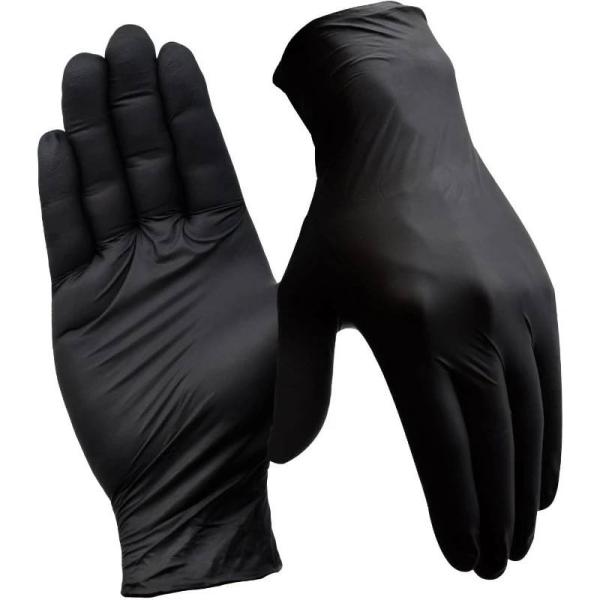 Nitrile Black Powder Free Vinyl Disposable Protection Gloves For Household Kitchen