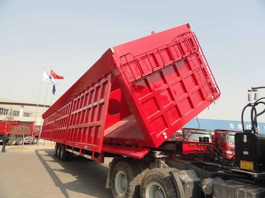 12000х2500х1500мм стальной суперссылки боковой наклонитель нагрузочный прицеп 60 тонн тандемный грузовик продажи