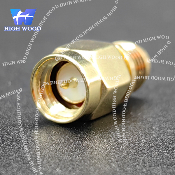 SMA Series RF Coaxial Connector,Straight SMA M-F Flange JK