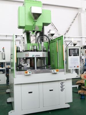 High accuracy Vertical Injection Moulding Machine  green color With Rotary Table