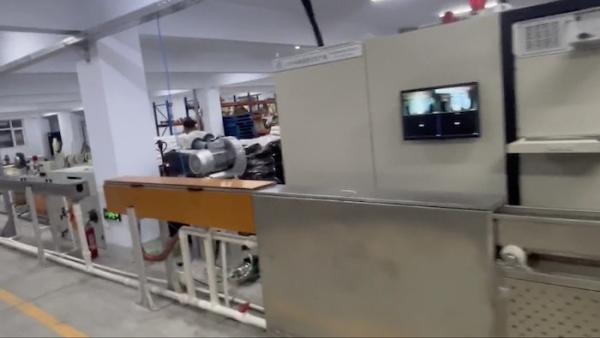 Línea de producción de extrusión de alambre de alta velocidad para automóviles 1500 m/min