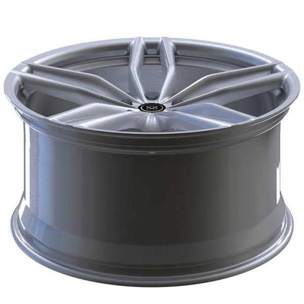 Fit to Porsche 996 5x130 Custom Silver 1-PC Forged Aluminum Rim  18 19 20 21 and 22 inches