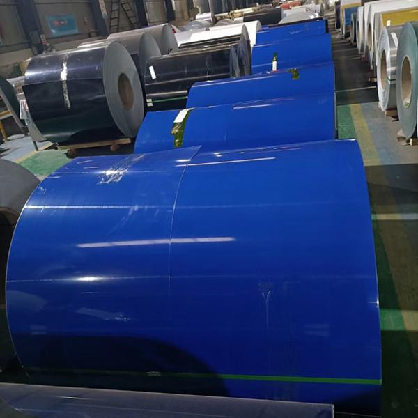 3000 Series 3003 High Brightness Blue Color Coated Aluminum Coil 