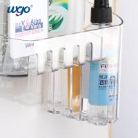 Organisateur clair Basket Wall Mount de Bath de stockage de cuisine pour la barre de douche
