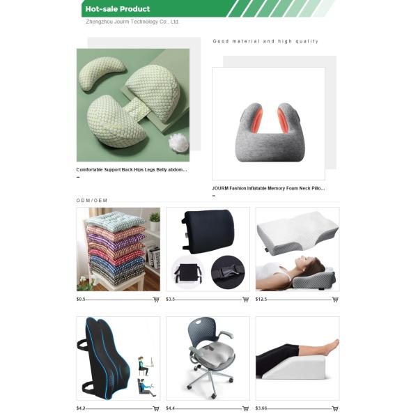 Comfortable Memory Foam Filling Home Decor Sofa Cushion for Back Leg and Knee Pain Relief