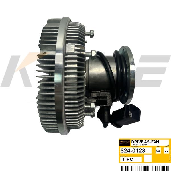 KBZE 3066 C6.4 EMBRAYAGE DE VENTILATEUR DE MOTEUR 324-0123 3240123 POUR CAT E320D 321D 323D EXCAVATRICE