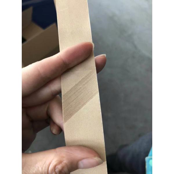 One Ply Fusing Machine Belt Brown Black Light Weight PTFE Coated