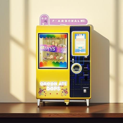 Chocolate Bulk Bean Dispenser Coffee Vending Machine With Card Reader