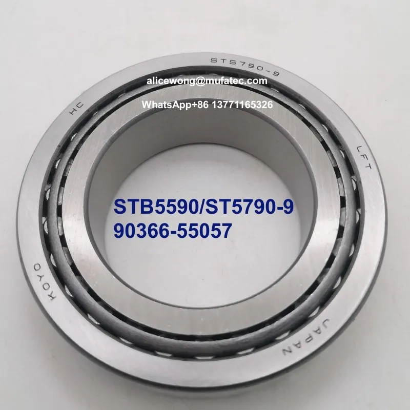 STB5590/ST5790-9 90366-55057 Toyota Transmission Bearings 55X90X23.5mm Inch Taper Roller Bearings