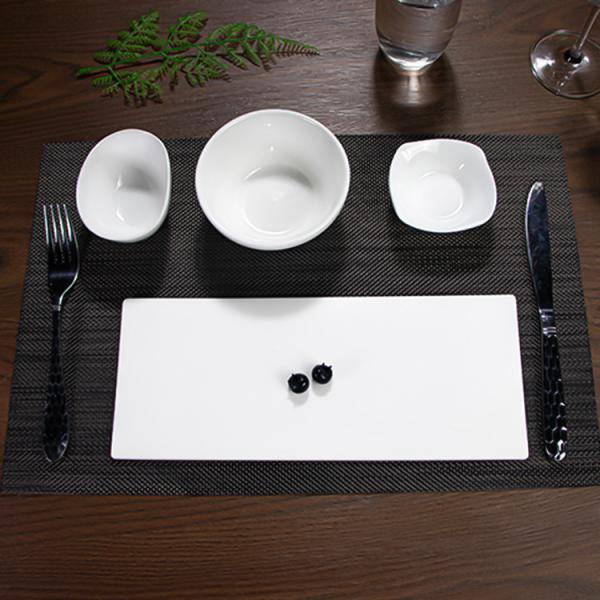 White New Spring Customize Logo Dinner Set Airline Dinnerware