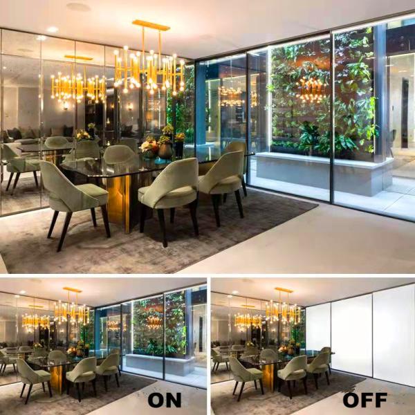 Custom Stained Switchable PDLC Glass Film For Window