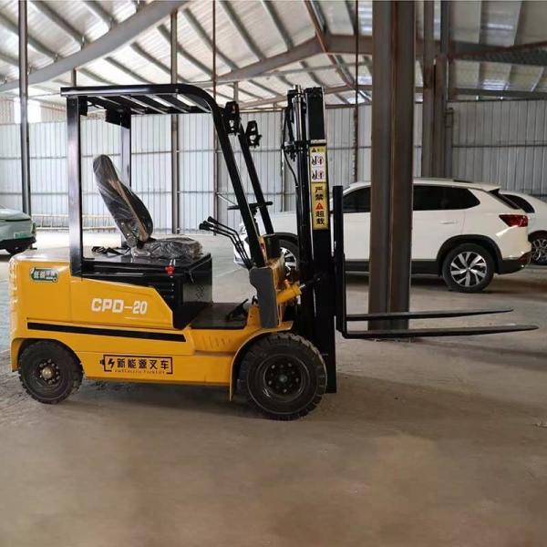 Electric 2 Ton Forklift With 3-6m Lift Height Solid Tires AC Controller Eco Friendly Power Source Warehouse